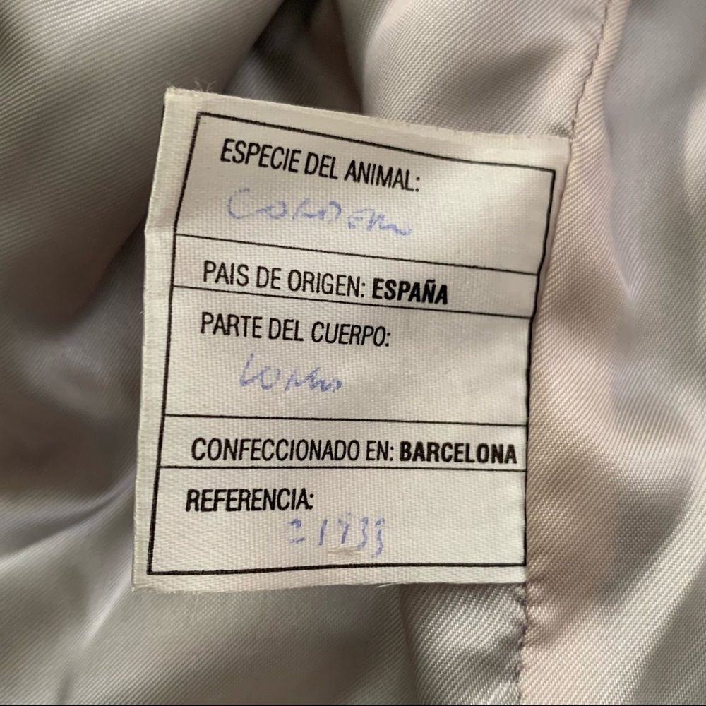 l e a t h e r :: Stunning Unique Spanish Fitted Leather Jacket - Picture 11 of 15